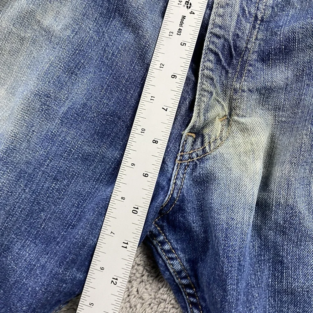 Levis 514 Straight Leg Jeans Mens 38x23 Blue Medium Wash Mid Rise‎